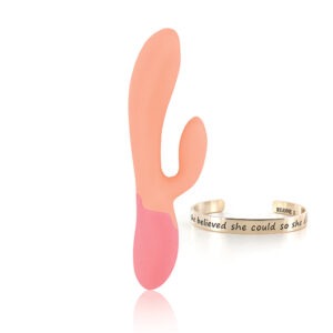 Rianne S Xena Rabbit vibrator peach coral