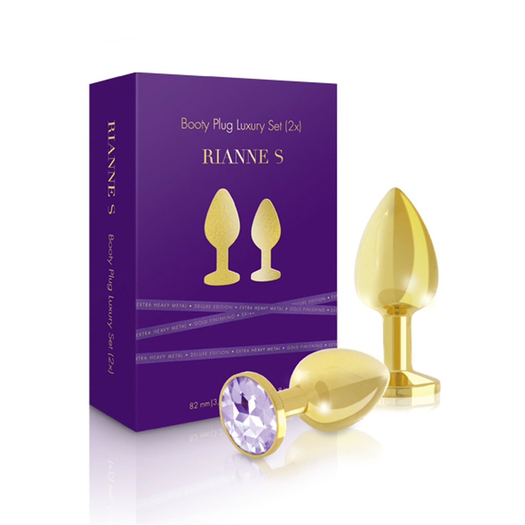 Rianne S – Booty Plug Luxury Set 2x Gold