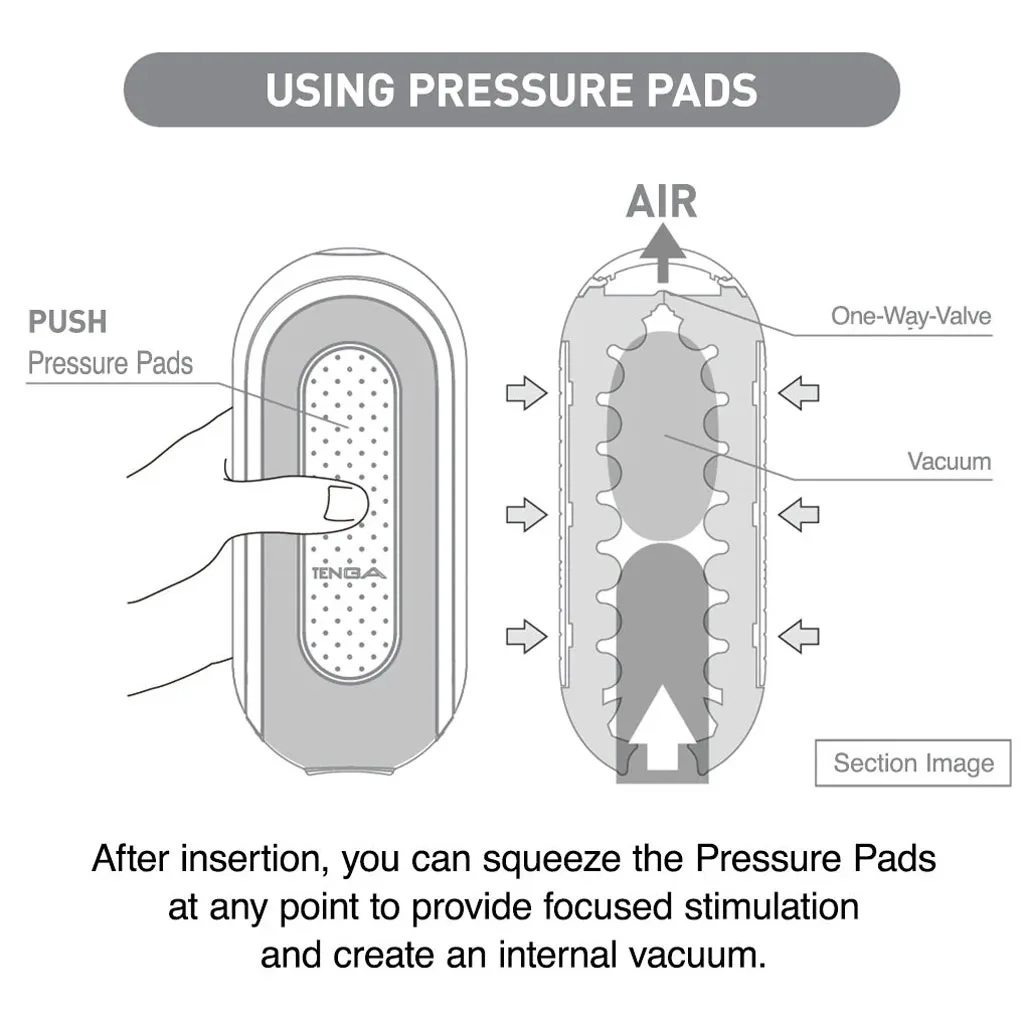 Tenga - Flip Zero 0 Strong Zwart gebruik