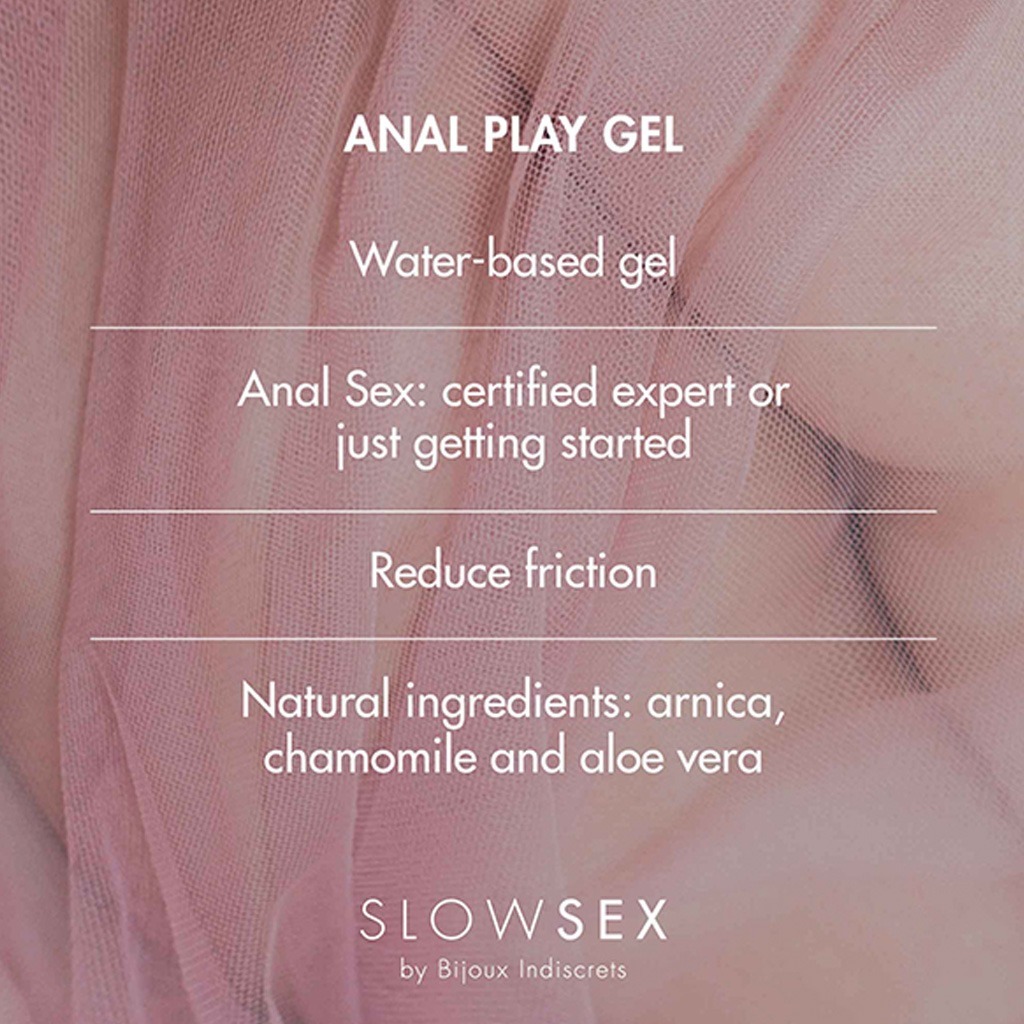 BIJOUX INDISCRETS - SLOW SEX Anal Play Gel anaal glijmiddel waterbasis