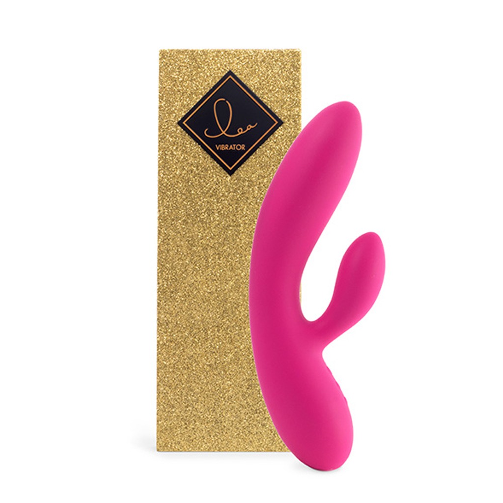 FEELZTOYS – LEA Rabbit Vibrator Robijn Rood Glitter