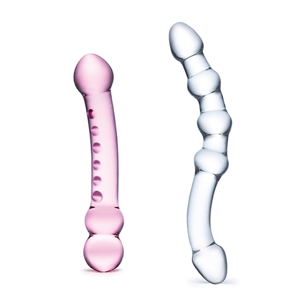 Glas – Double Pleasure Glazen Dildo Set