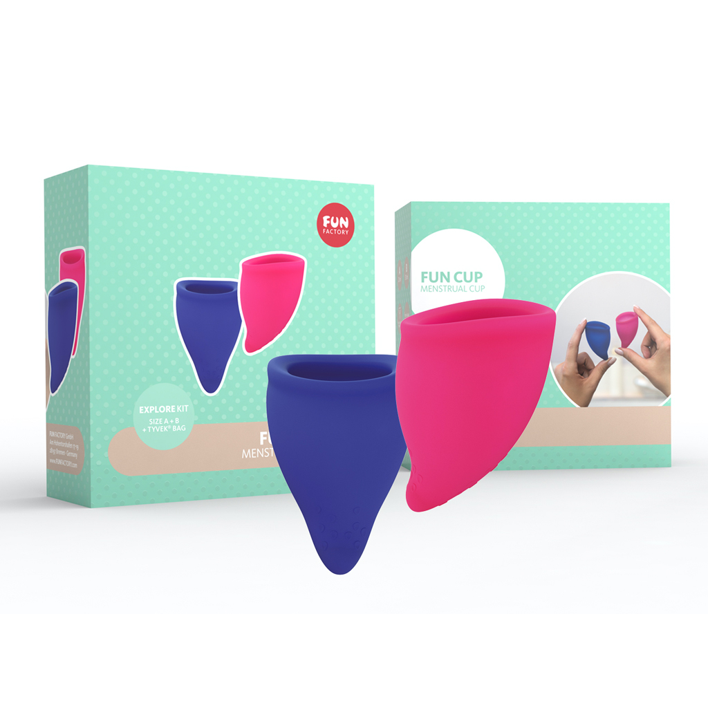 Fun Cup – Menstruatie Cup Explore Kit A + B