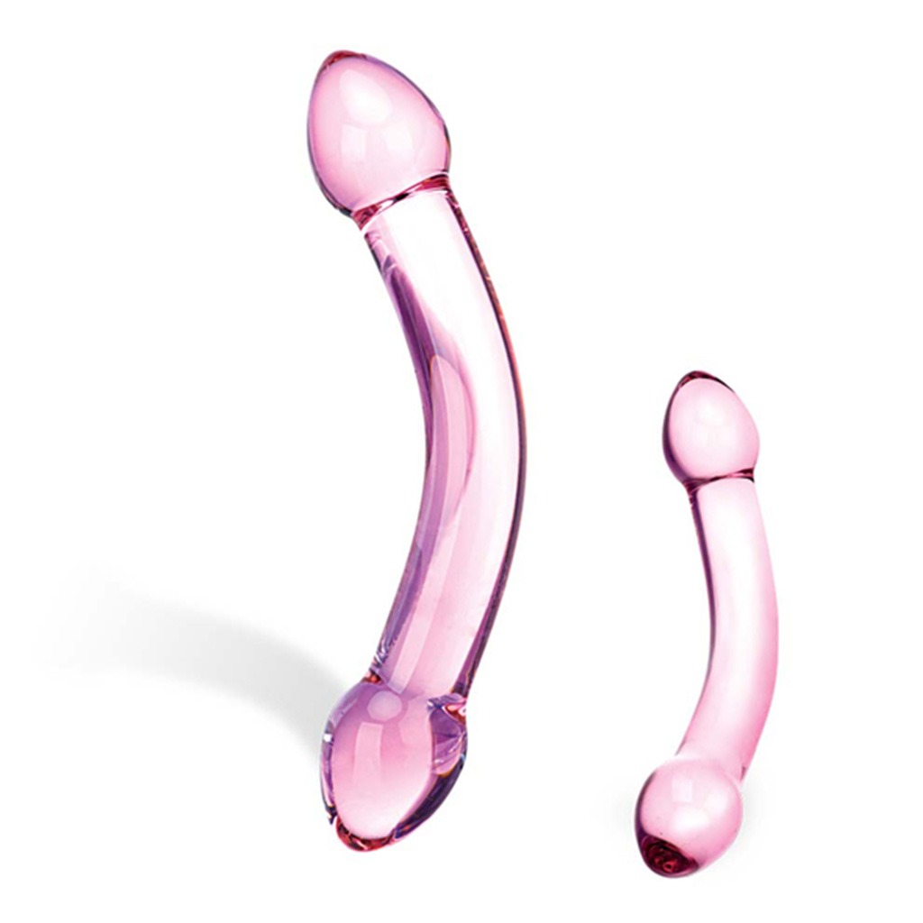 Gläs – Double Trouble Dildo Paars