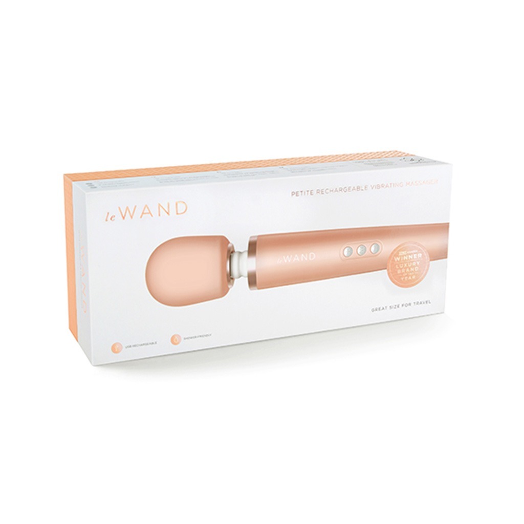 verpakking le wand rose gold massager