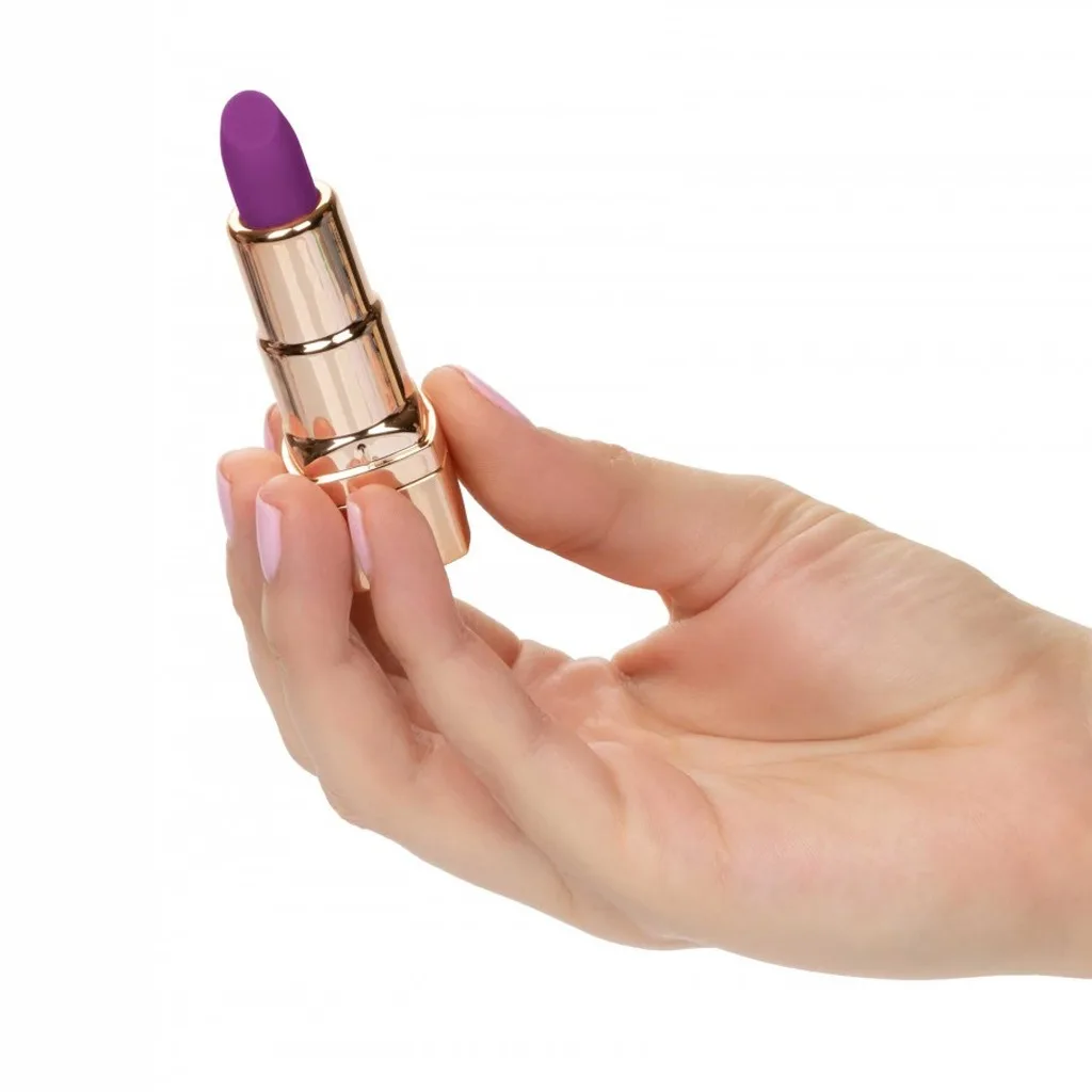 Bad bitch lipstick vibrator in hand