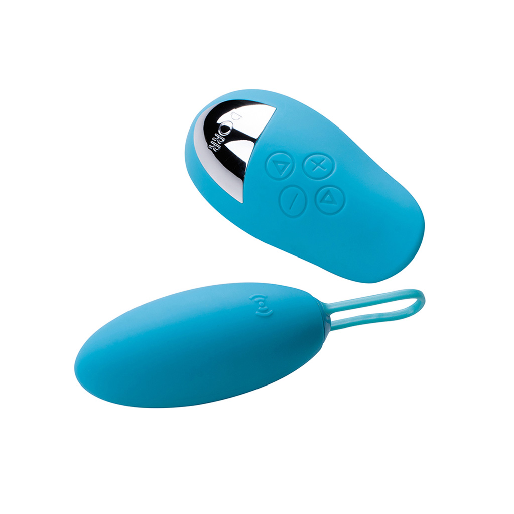 DORR – Spot – Vibrerend Eitje + Opleg Vibrator – Blauw