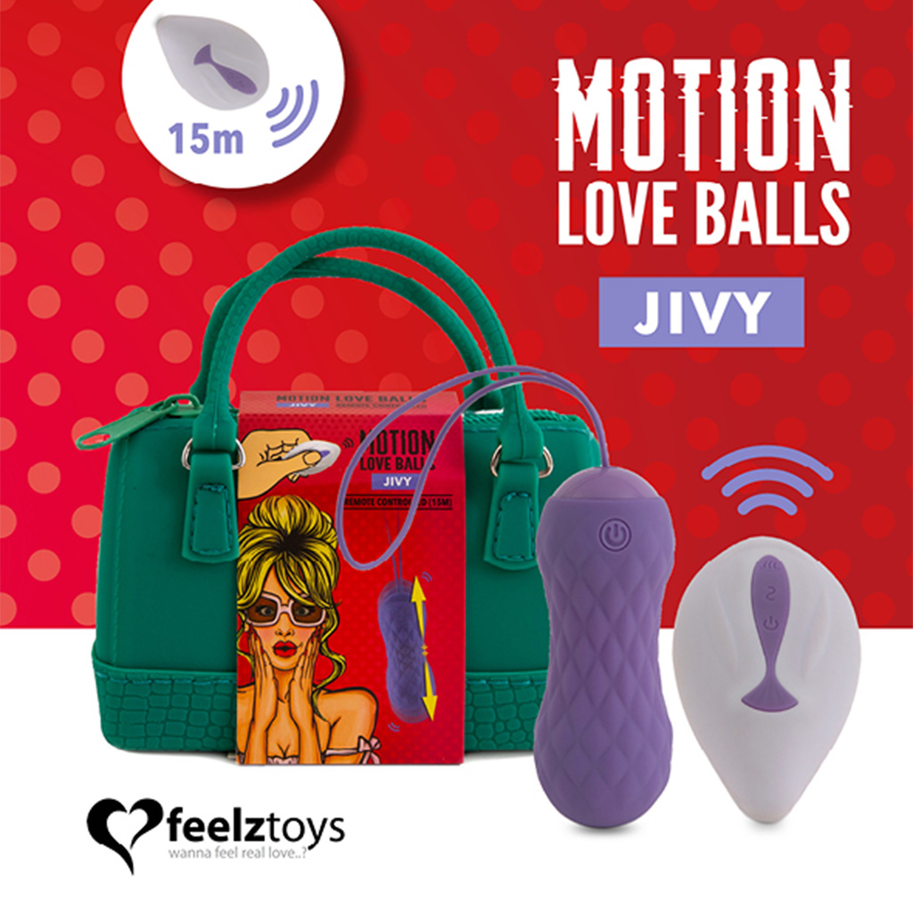 Feelztoys – Jivy afstand bedienbare kegelballen