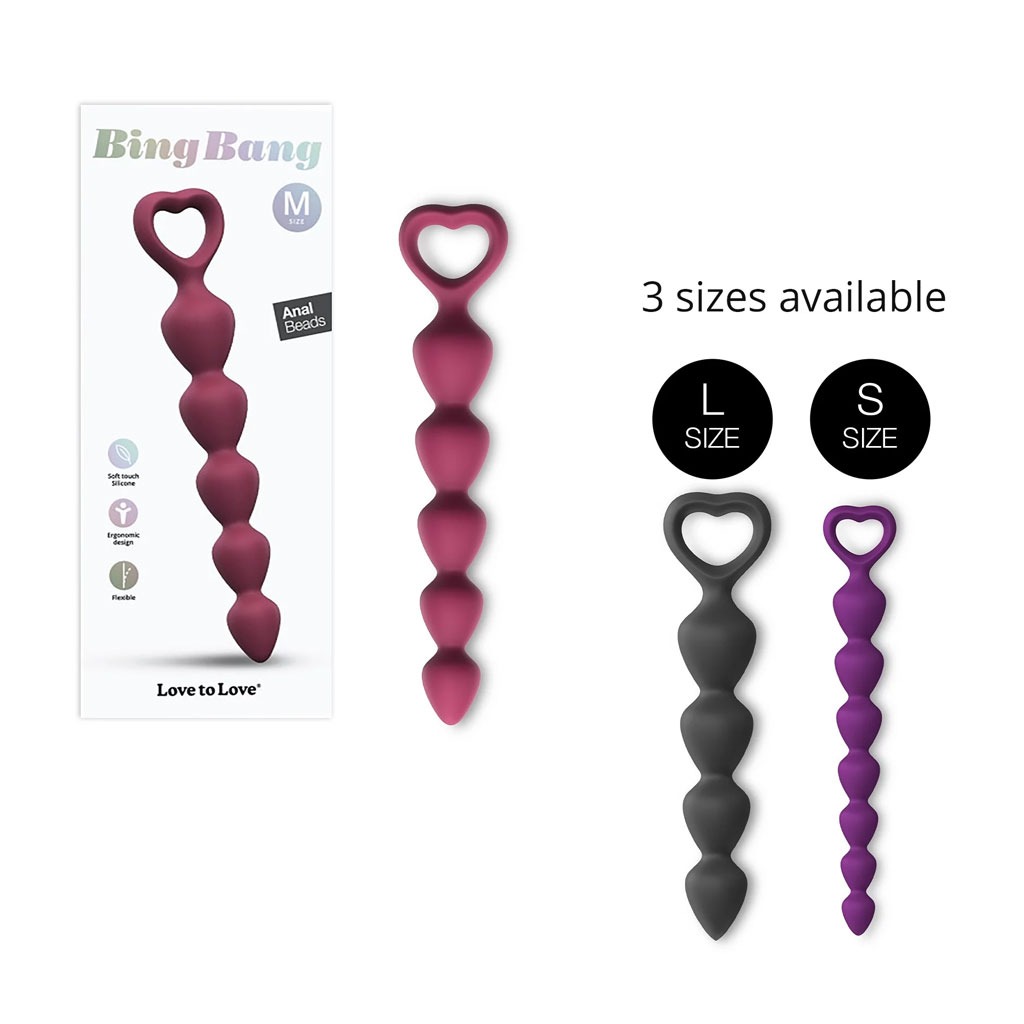 Love to Love - Bing Bang Anaal ketting - Medium maten