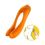 Satisfyer – Candy Cane Vinger vibrator – Oranje