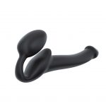 strapless voorbind dildo zwart