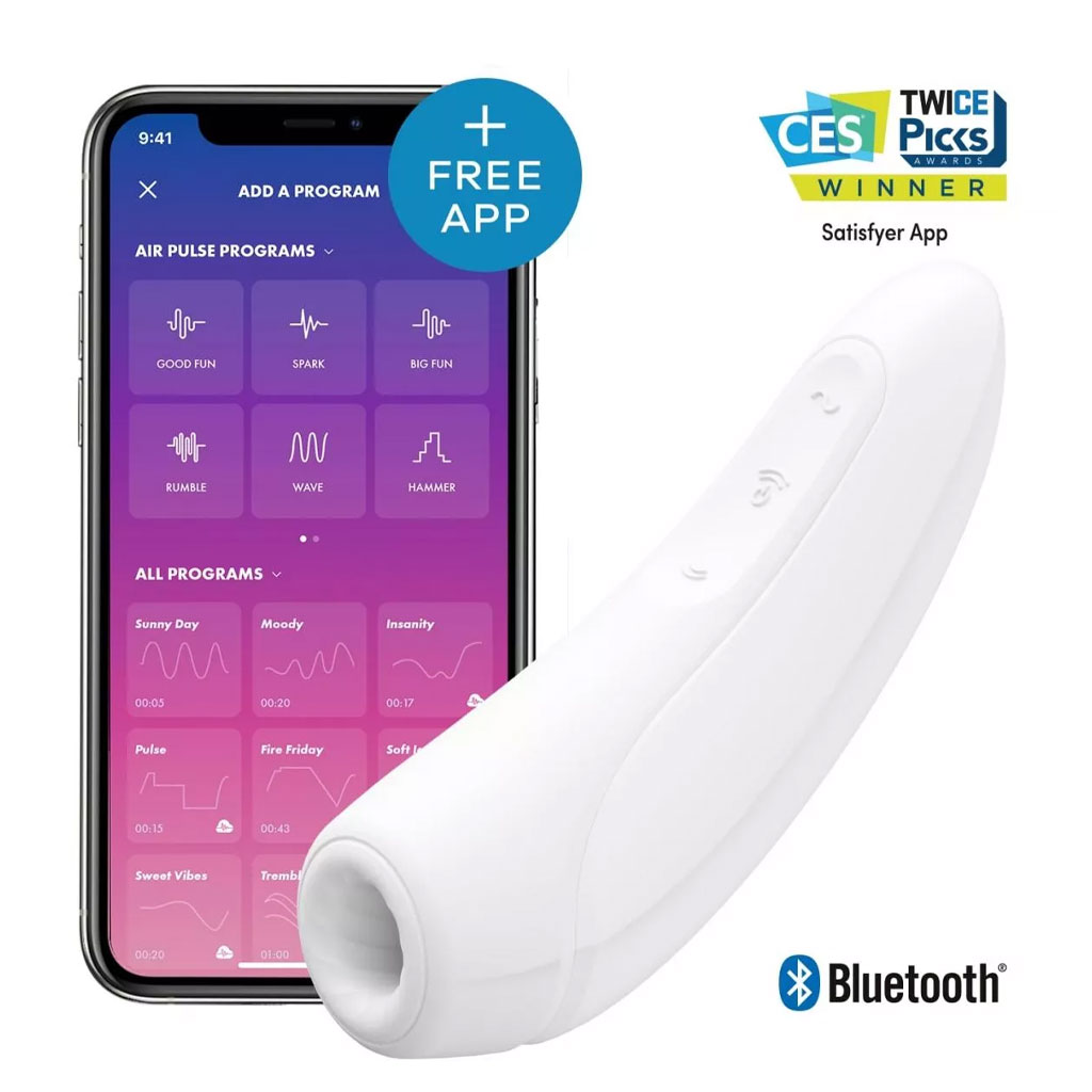 Satisfyer – Curvy 1+ Luchtdruk Vibrator Wit