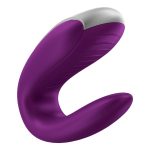 Satisfyer - Double Fun Koppel Vibrator Paars buigbaar