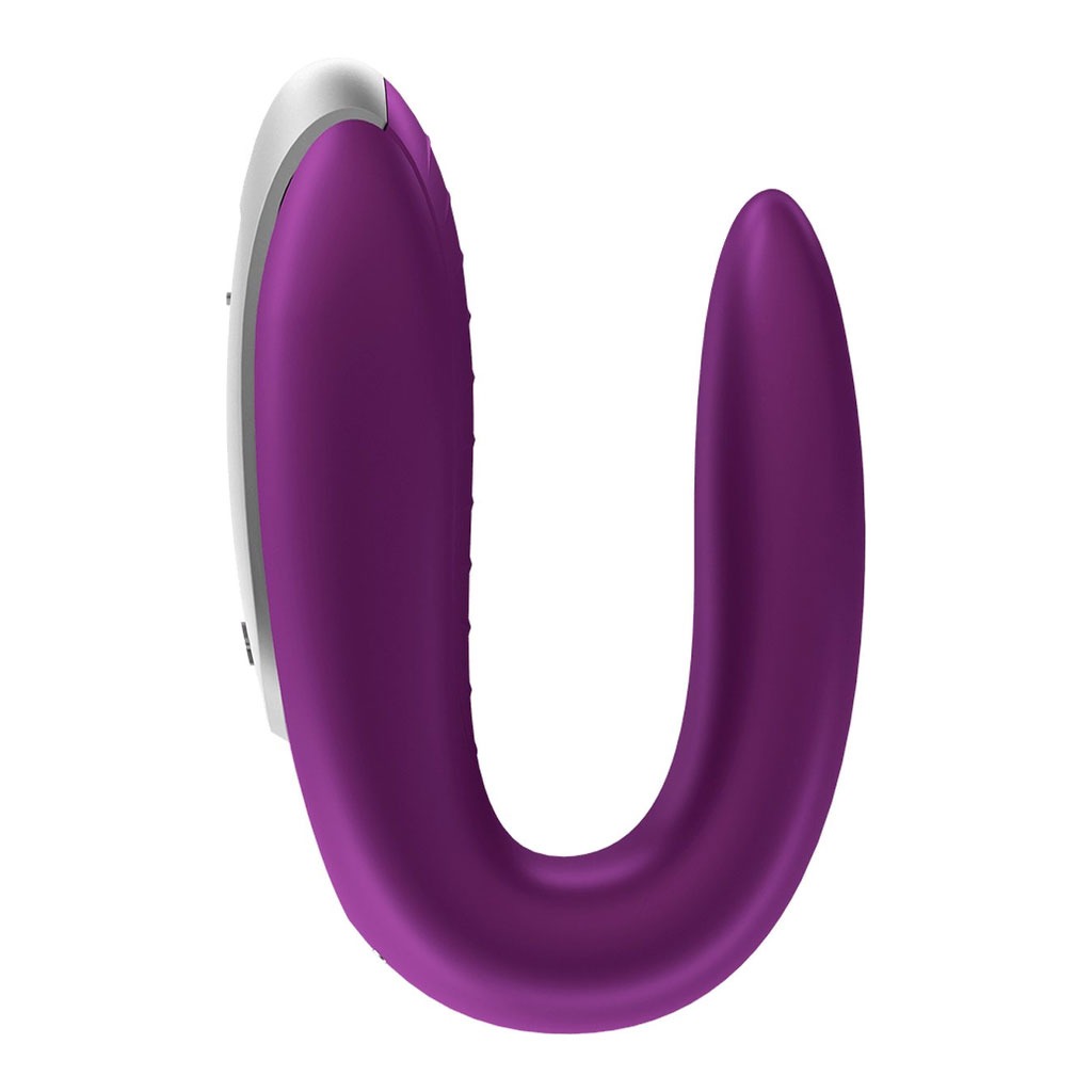 Satisfyer - Double Fun Koppel Vibrator Paars zij