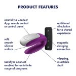 Satisfyer - Double Fun Koppel Vibrator Paars info