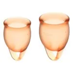 Satisfyer – Feel Confident Menstruatie Cup Set Oranje