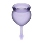 Satisfyer - Feel Good Menstruatie Cup Set Lila kopen