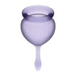 Satisfyer - Feel Good Menstruatie Cup Set Lila kopen