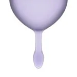 Satisfyer - Feel Good Menstruatie Cup Set Lila gebruik