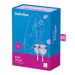 Satisfyer - Feel Good Menstruatie Cup Set Lila doosje