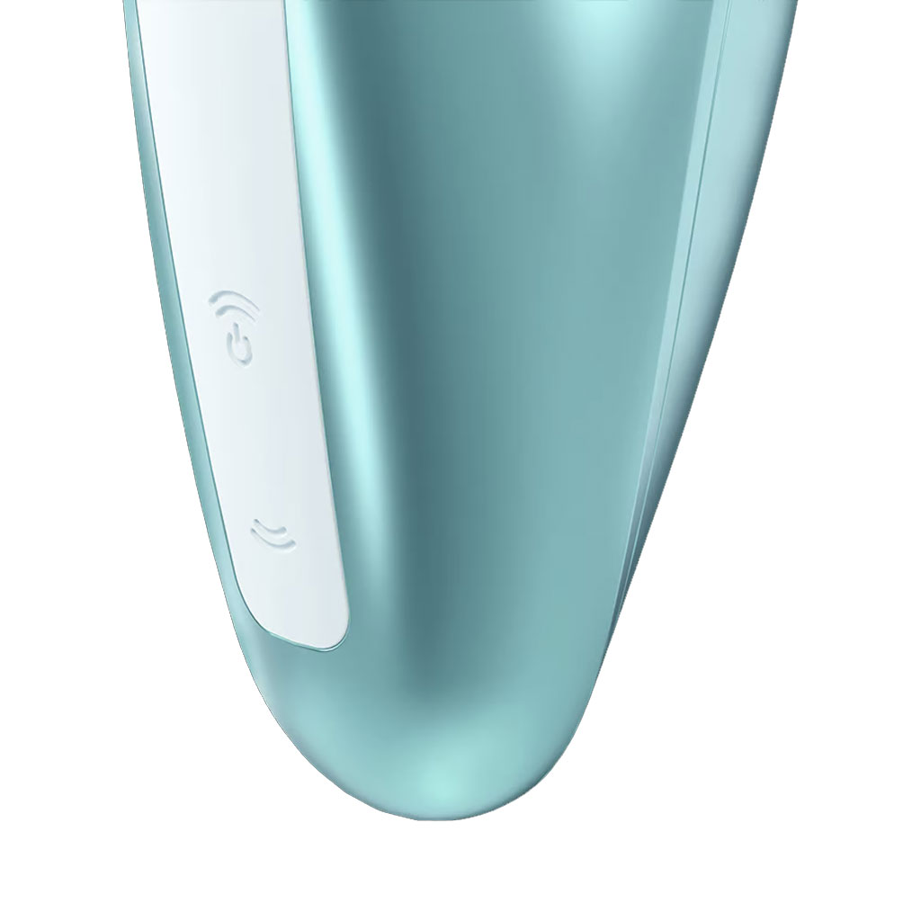 Satisfyer - Love Breeze Luchtdruk Vibrator - Licht Blauw knoppen