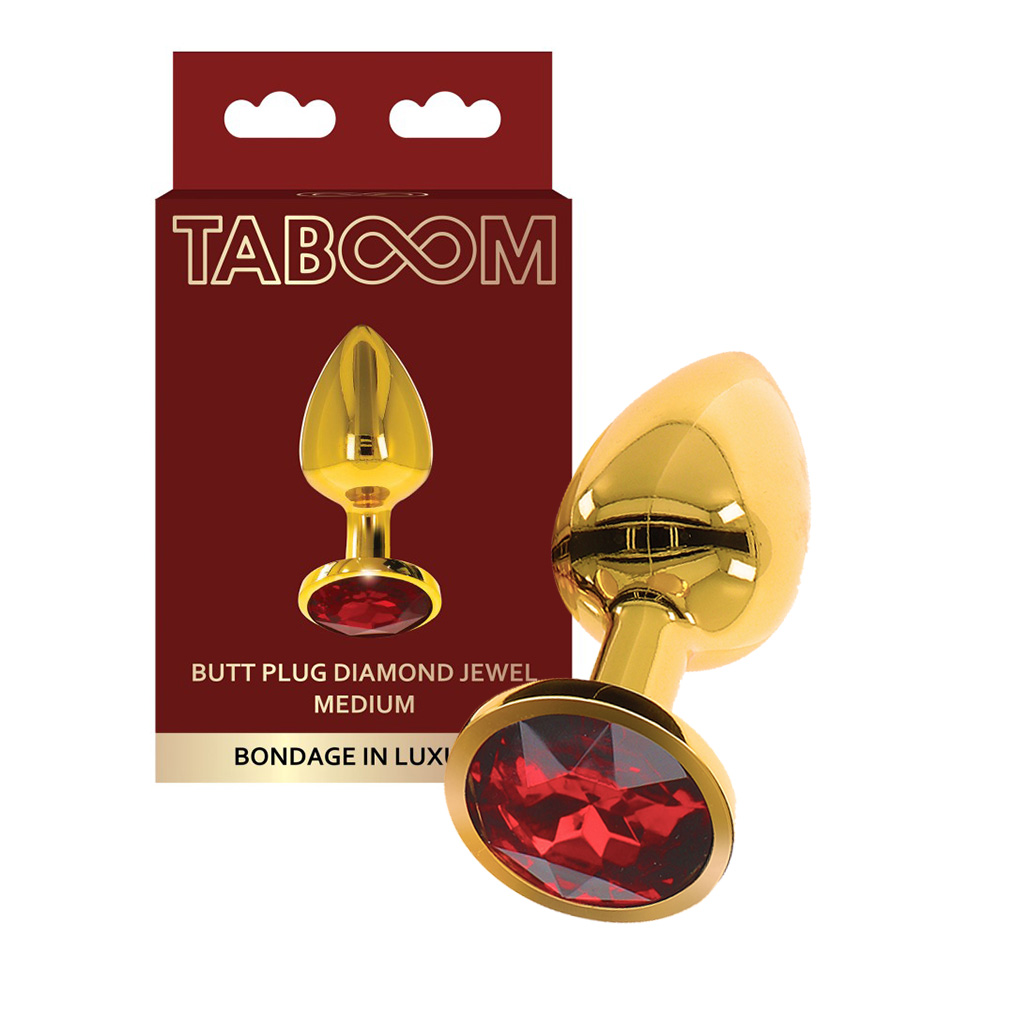 Taboom – Gouden Buttplug – Medium