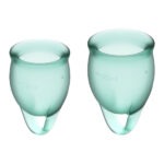Satisfyer – Feel Confident Menstruatie Cup Set Groen