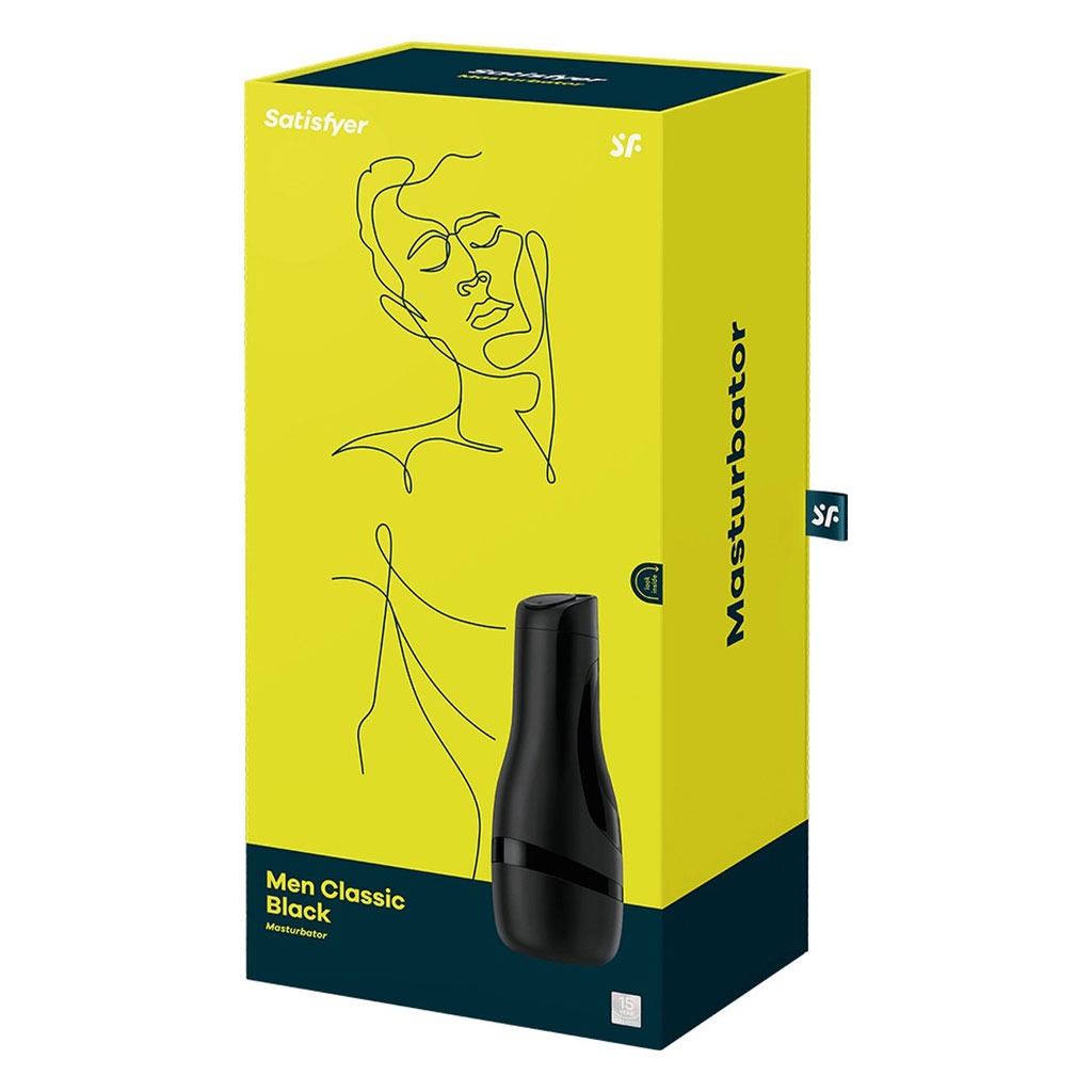 Satisfyer - Men Classic Masturbator Zwart doosje