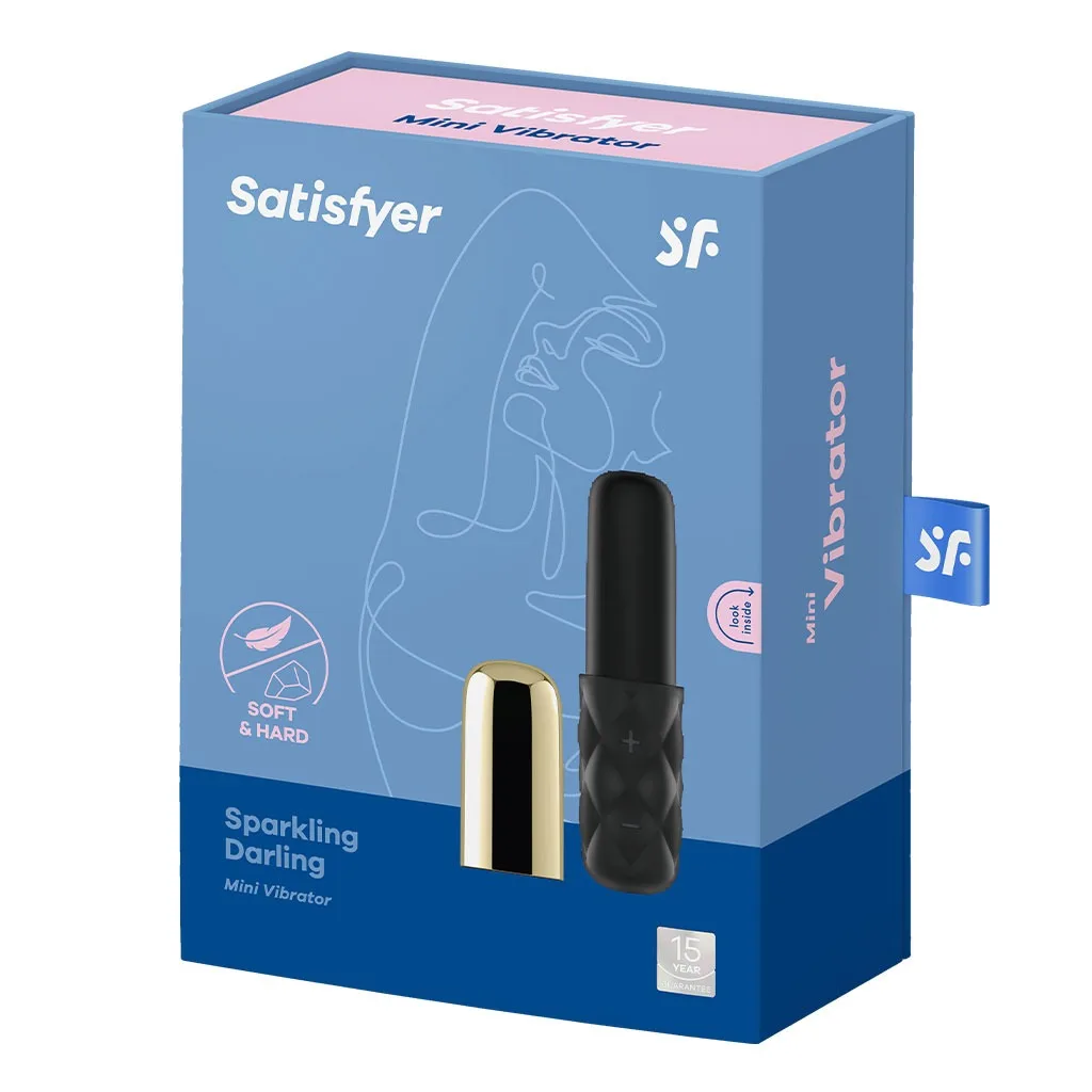 Satisfyer - Sparkling Darling Mini Vibrator Goud doosje