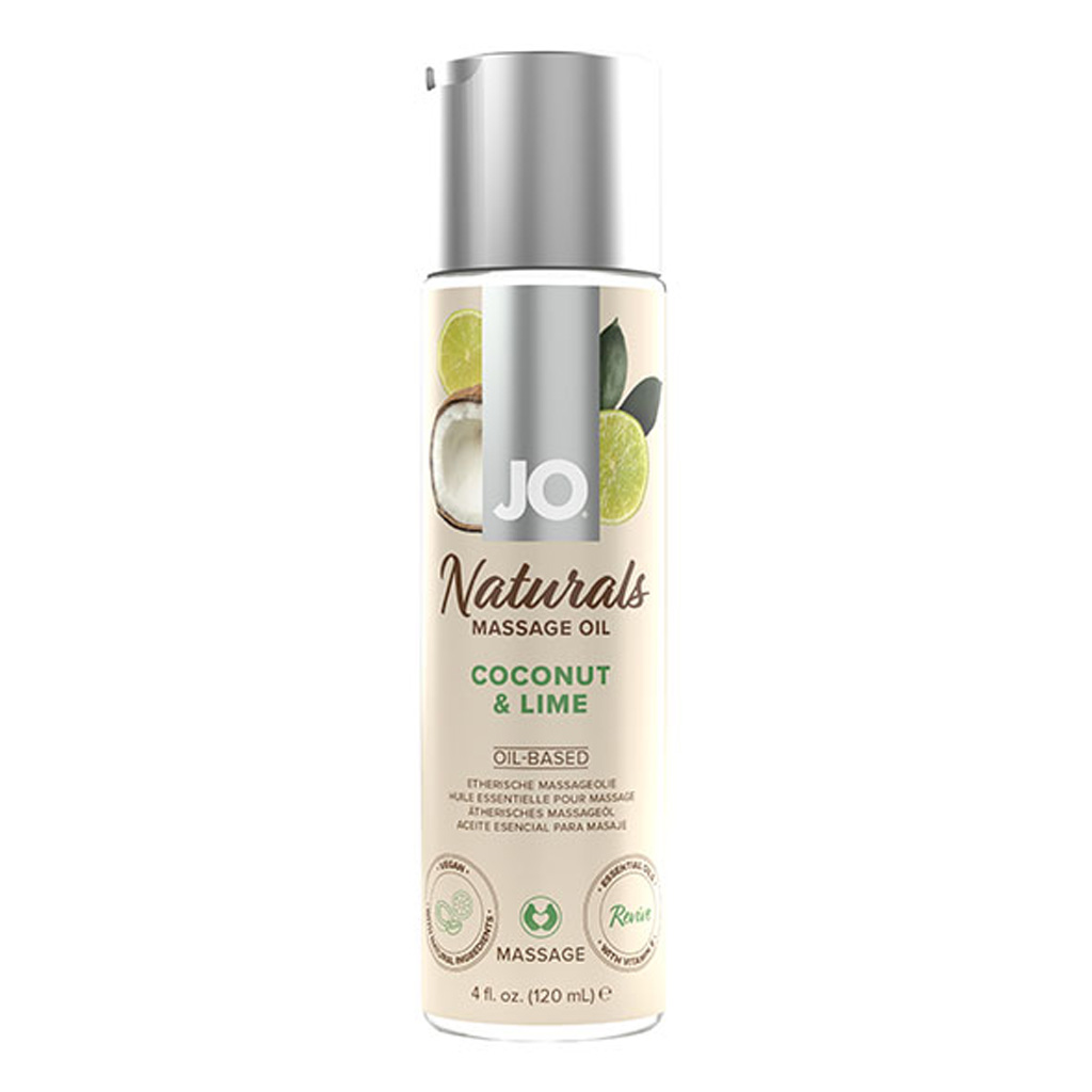 System Jo – Naturel Massage Olie Kokosnoot & Limoen 120ml