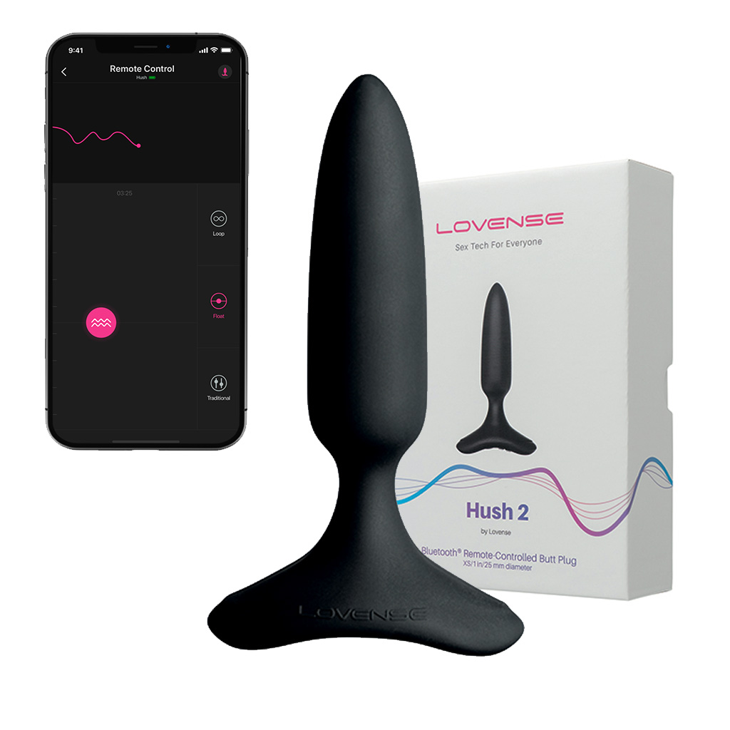 Lovense HUSH 2 – 25 mm Vibrerende Buttplug + APP