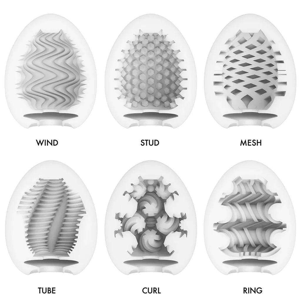 Tenga Eggs - Wonder Set 6 stuks textuur