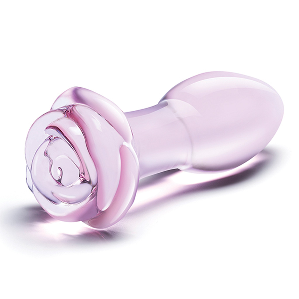 Gläs – Rosebud Glazen Buttplug