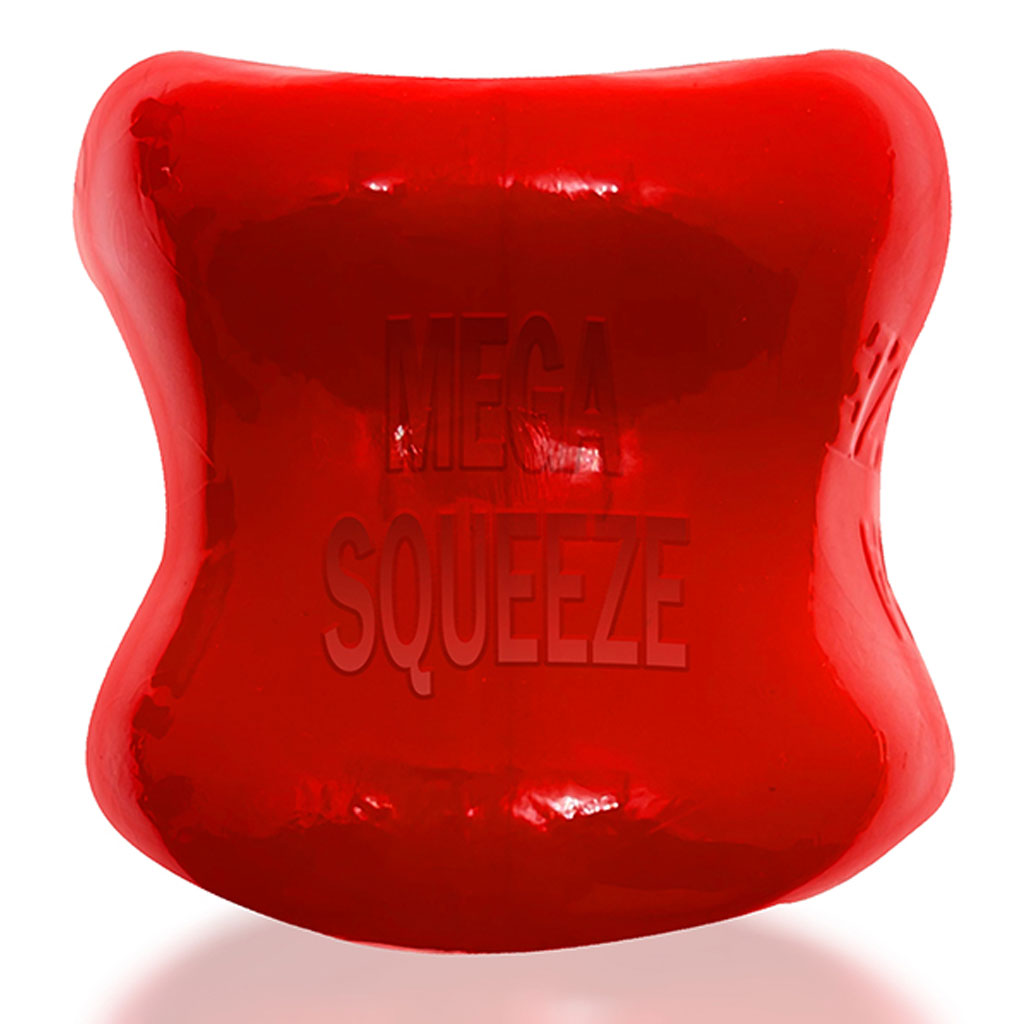 Oxballs – Mega Squeeze Ergofit Ballstretcher Rood