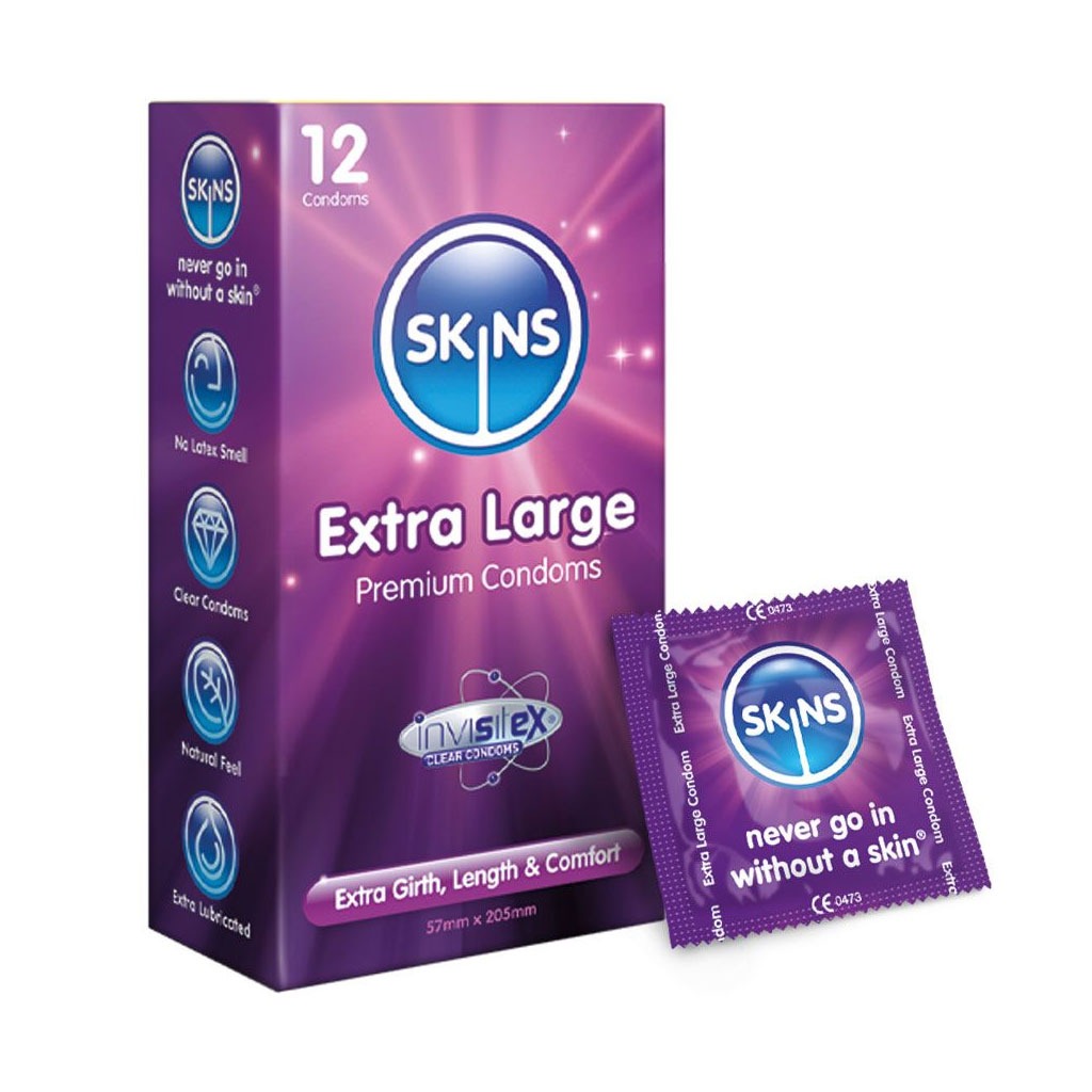 Skins – XL Condooms 12 Stuks