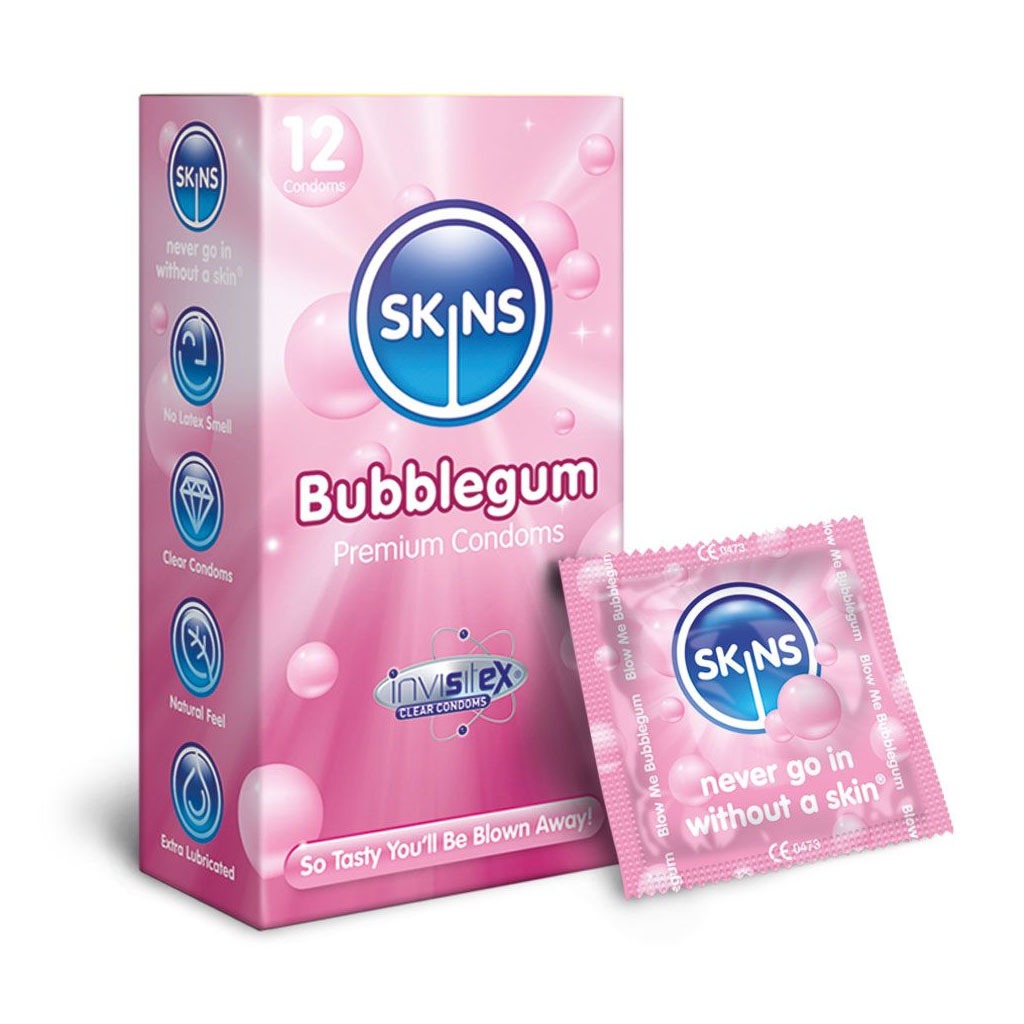 Skins – Bubblegum Condooms 12 Stuks