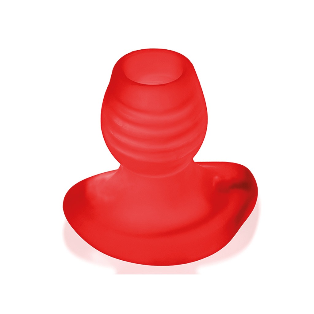 Oxballs – Glowhole 2 Holle Buttplug met LED – Rood Large