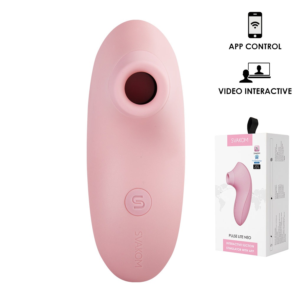 Svakom Lite NEO Roze – luchtdruk vibrator met APP