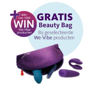 grtis beauty bag bij we-vibe winnen