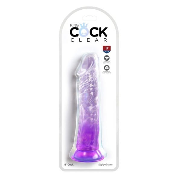 king cock dildo paars