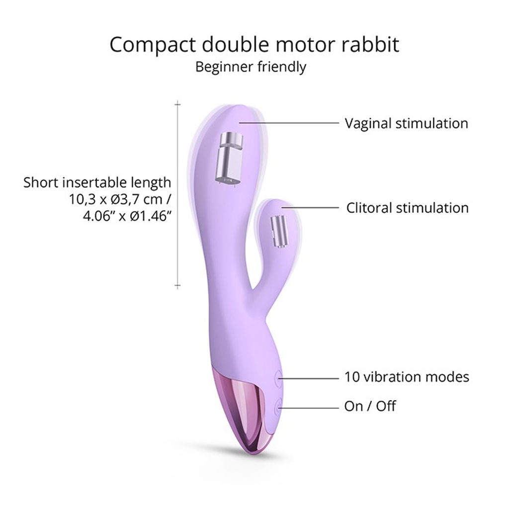 Vaginale en clitoris vibrator