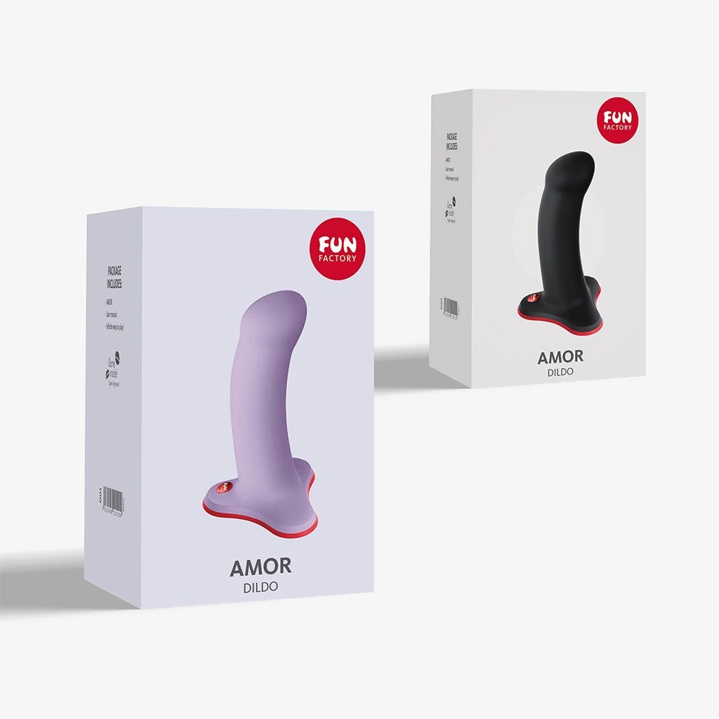 fun factory dildo amor zwart lavendel verpakking