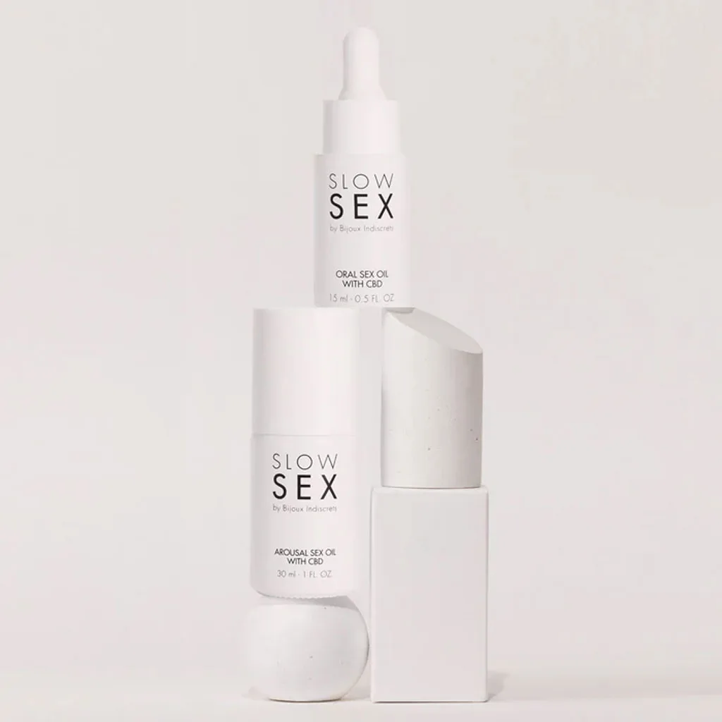 Bijoux Indiscrets - SLOW SEX Arousal Sex Oil met CBD show