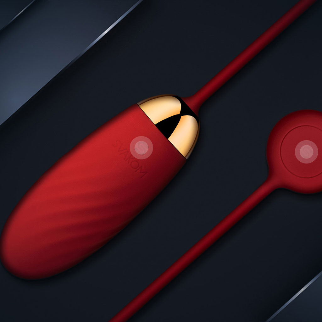 Svakom - Ella NEO Vibratie Ei met App - Rood knoppen