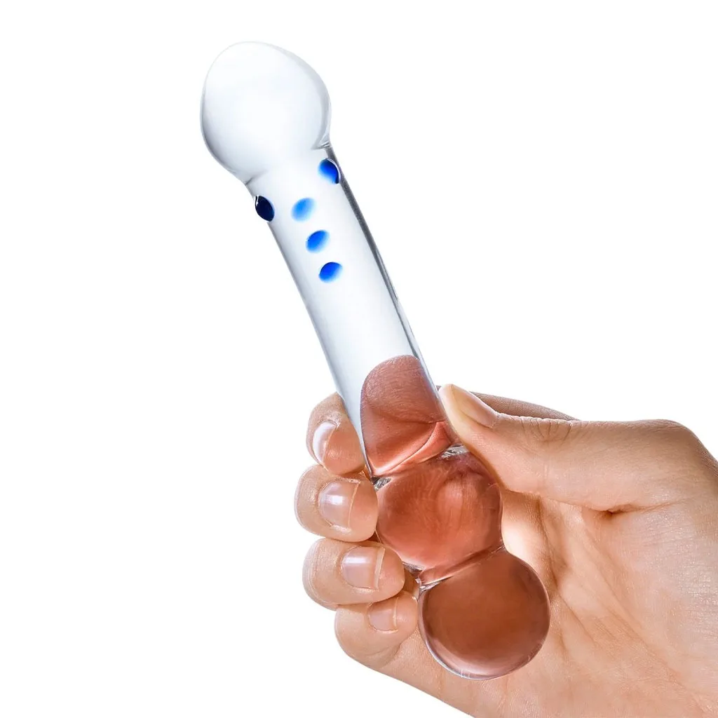 glas curved g-spot nubbed vorm