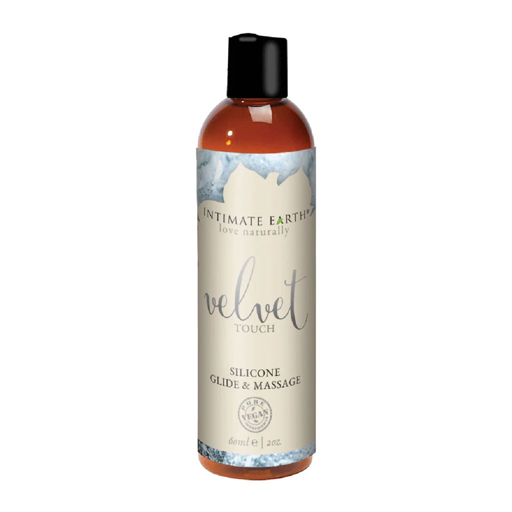 Intimate Earth – Velvet (Elite) Silicone Massage en Glijmiddel