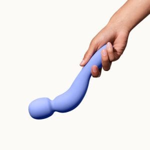 dame com wand vibrator blauw 