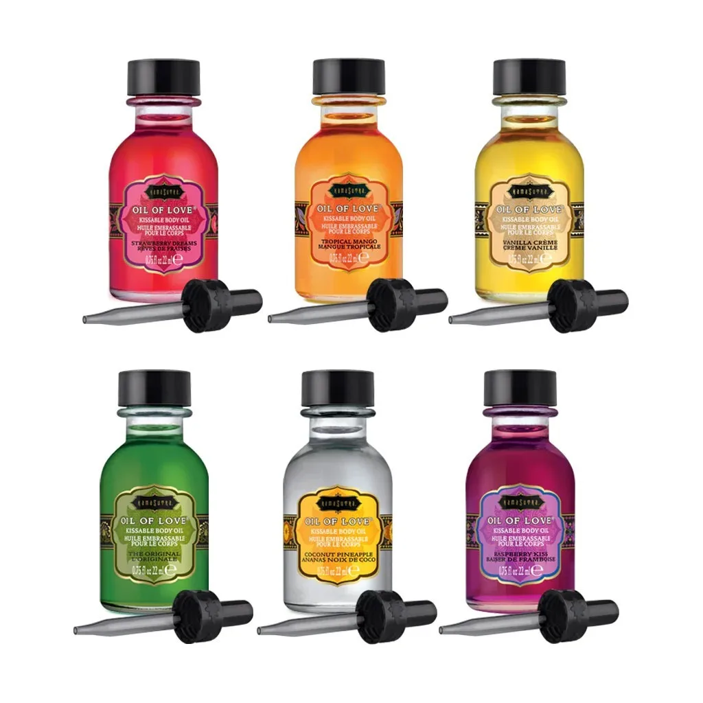 oil of love verwarmende olie die je van je partner kan aflikken alle smaakjes