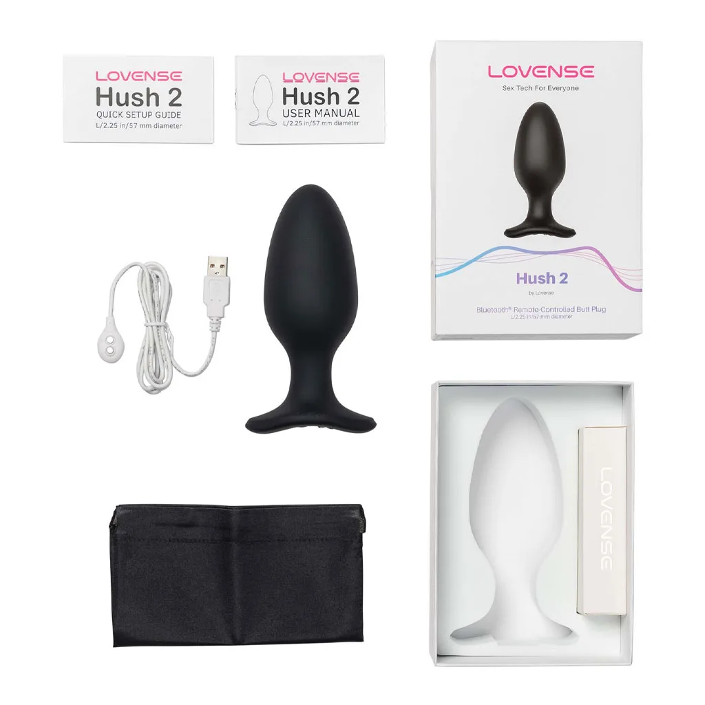 lovense hush grote vibrerende buttplug met app