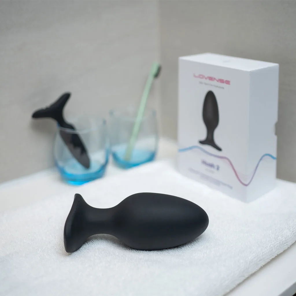 lovense hush grote vibrerende buttplug met app siliconen